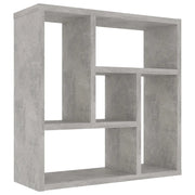Scaffale a parete | Ripiano a parete | Mensola a parete Grigio Cemento 45,1x16x45,1 Legno Multistrato