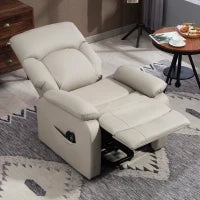 Poltrona alza persona elettrica con funzione massaggio e riscaldamento, 89 x 94,5 x 103 cm, Grigio