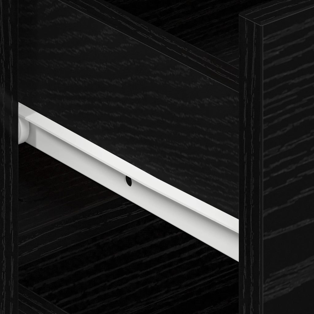 Credenza Rovere nero Legno ingegnerizzato 120 x 36 x 69 cm