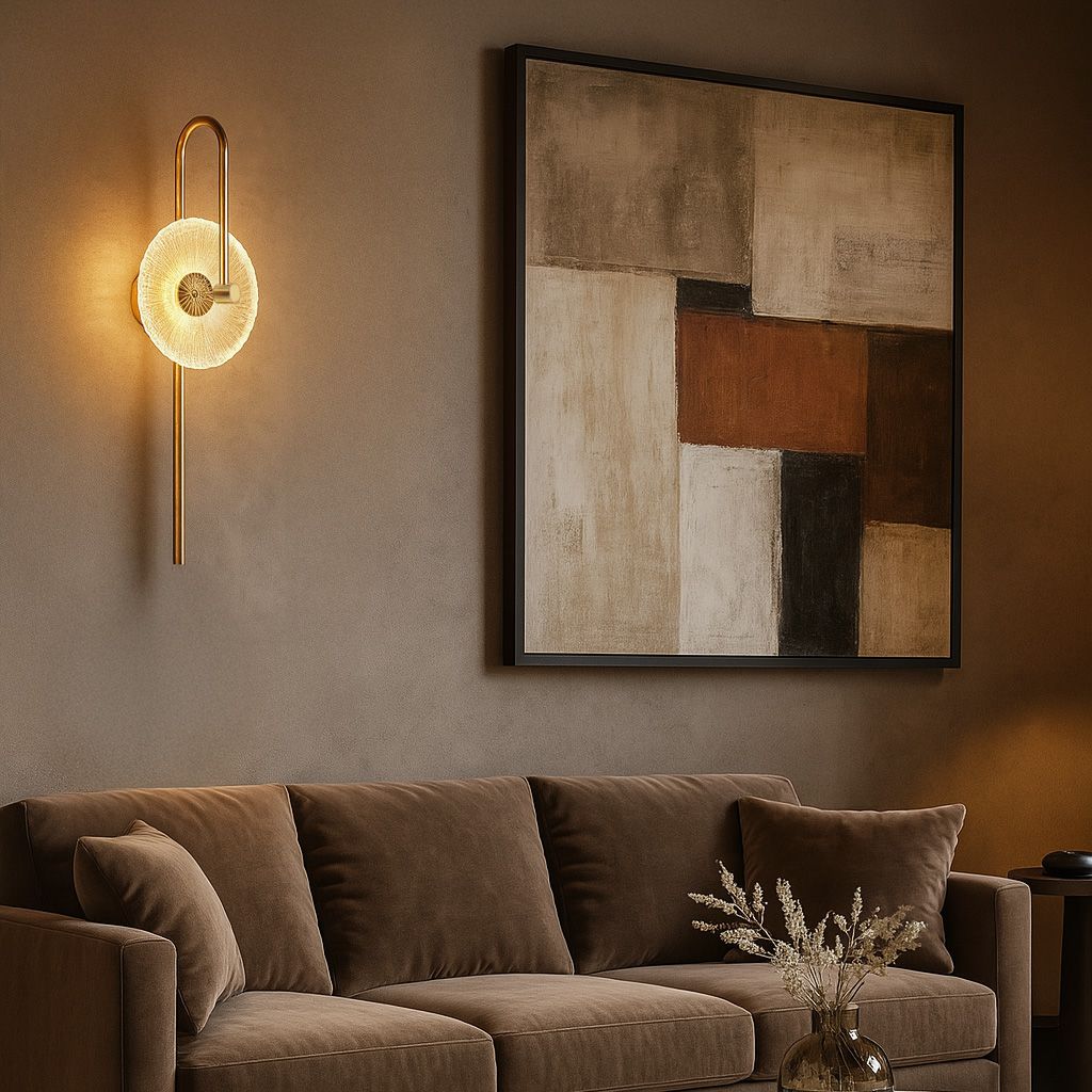 Applique Da Parete Led Lhj072-w Brush Gold