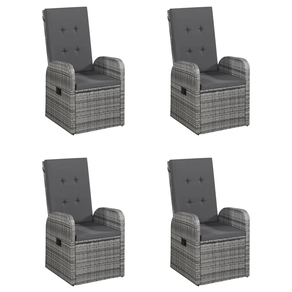Set da Pranzo da Giardino 7 pz Grigio 3068817