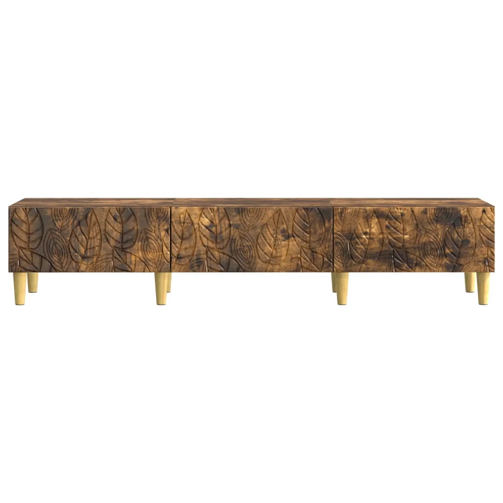 Mobile TV 147 x 34,5 x 30 cm Rovere Fumo Legno ingegnerizzato