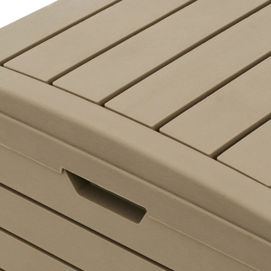 Cestino trasparente per esterni 78 x 41 x 86 cm polipropilene marrone 02_0043838