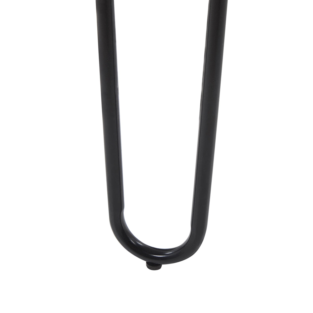Set da pranzo Top impiallacciato marmo grigio e Nero 2 panche 4 posti industriale