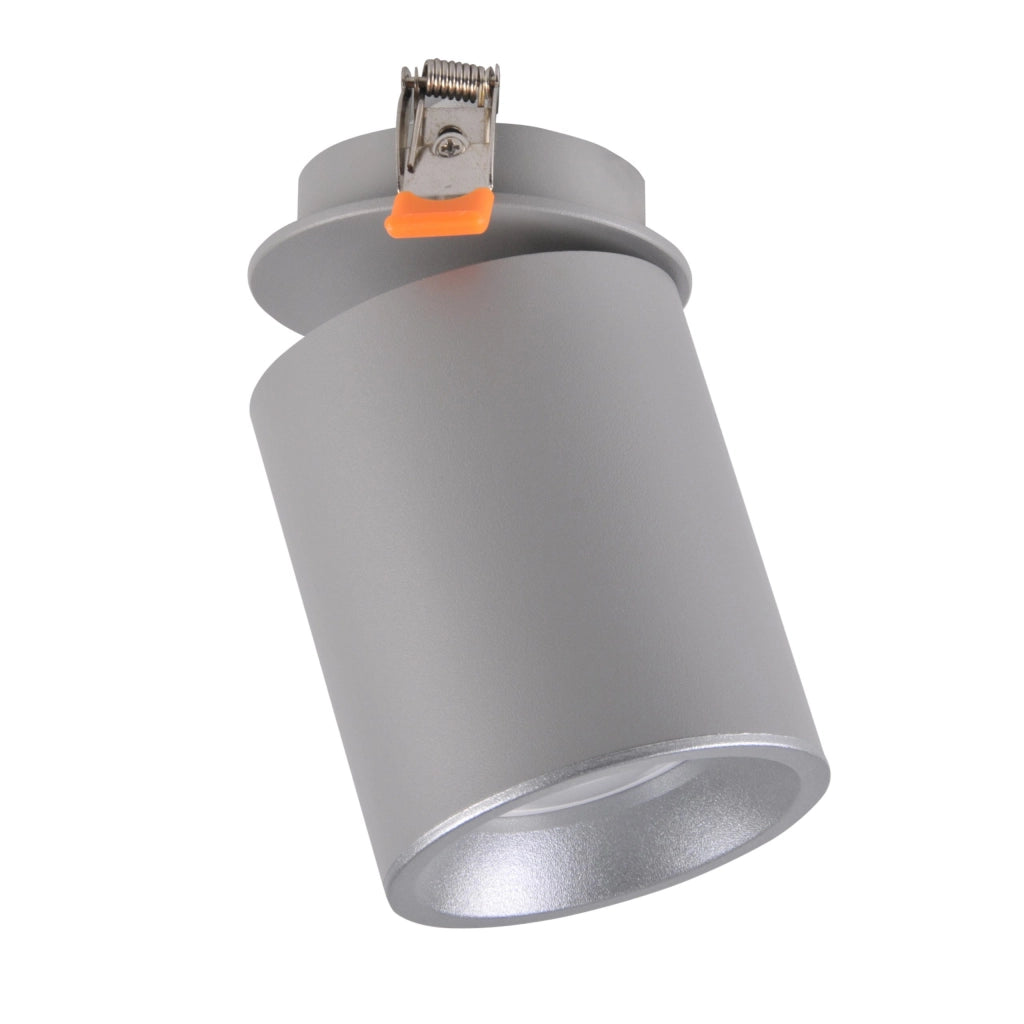 Faretto incasso orientabile HARON grigio GU10 Polux
