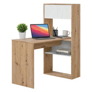 Apogee, Scrivania Angolare, 108x140x70h cm Bianco