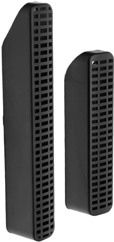 Copertura di scarico a gas - Sotto sedile in tessuto - Adatto per B/Y*D Atto 3 Yuan Plus 2022-2023 - Nero ABS - 2 pezzi - Migliorata qualità dell'aria