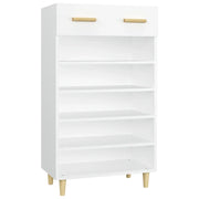 Scarpiera | Mobile per scarpe Bianca 60x35x105 cm in Legno Multistrato