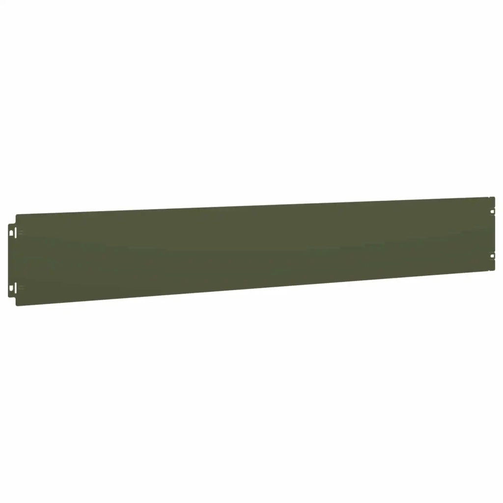 Bordura per Prato 30 pz 15 x 103 cm Acciaio Verde Oliva 8014181