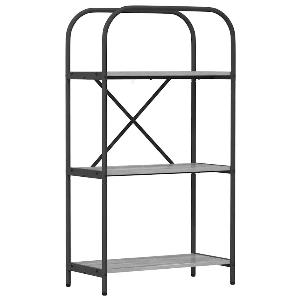 Libreria Grigio Sonoma 60 x 30 x 109 cm Legno multistrato 879866