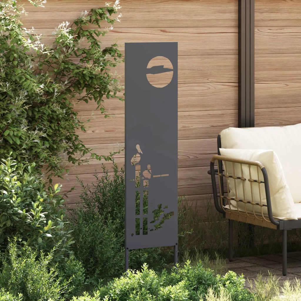 Schermo per privacy in giardino Traforo Antracite 32 x 140 cm 876247