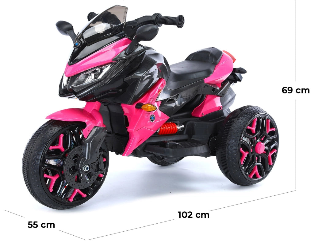 Moto Elettrica per Bambini 12V Tristar Rosa
