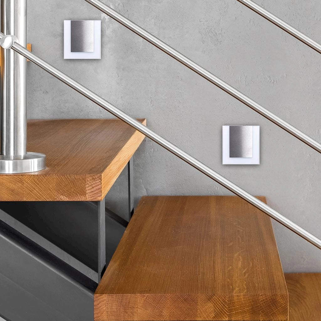 Segnapasso LED CAPRI Eko-Light 0,6W 4000K bianco/argento EKS0421
