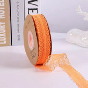 Banda decorativa 3 cm larga - 45 m di lunghezza - Banda di stoffa per decorazione - Banda di stoffa per decorazione di tavola - Per attività di ricamo - Per decorazione di matrimonio e di tavola