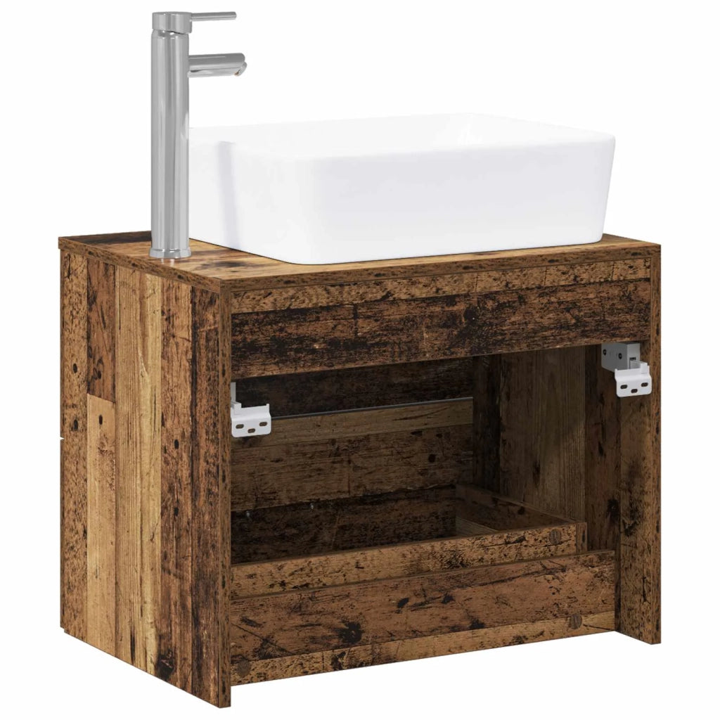 Set di mobili per il bagno Legno antico Legno ingegnerizzato 3404396