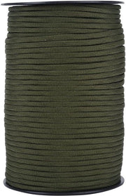 Corda per la sopravvivenza all'aperto 100m - 550 Paracord 9 Fili - Riflettente Standard - Verde