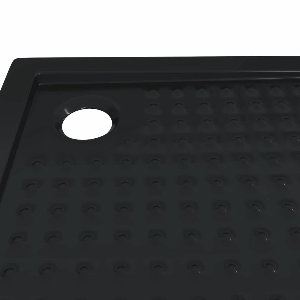 Vassoio base doccia con punti 90 x 90 x 4 cm ABS Nero 42033513