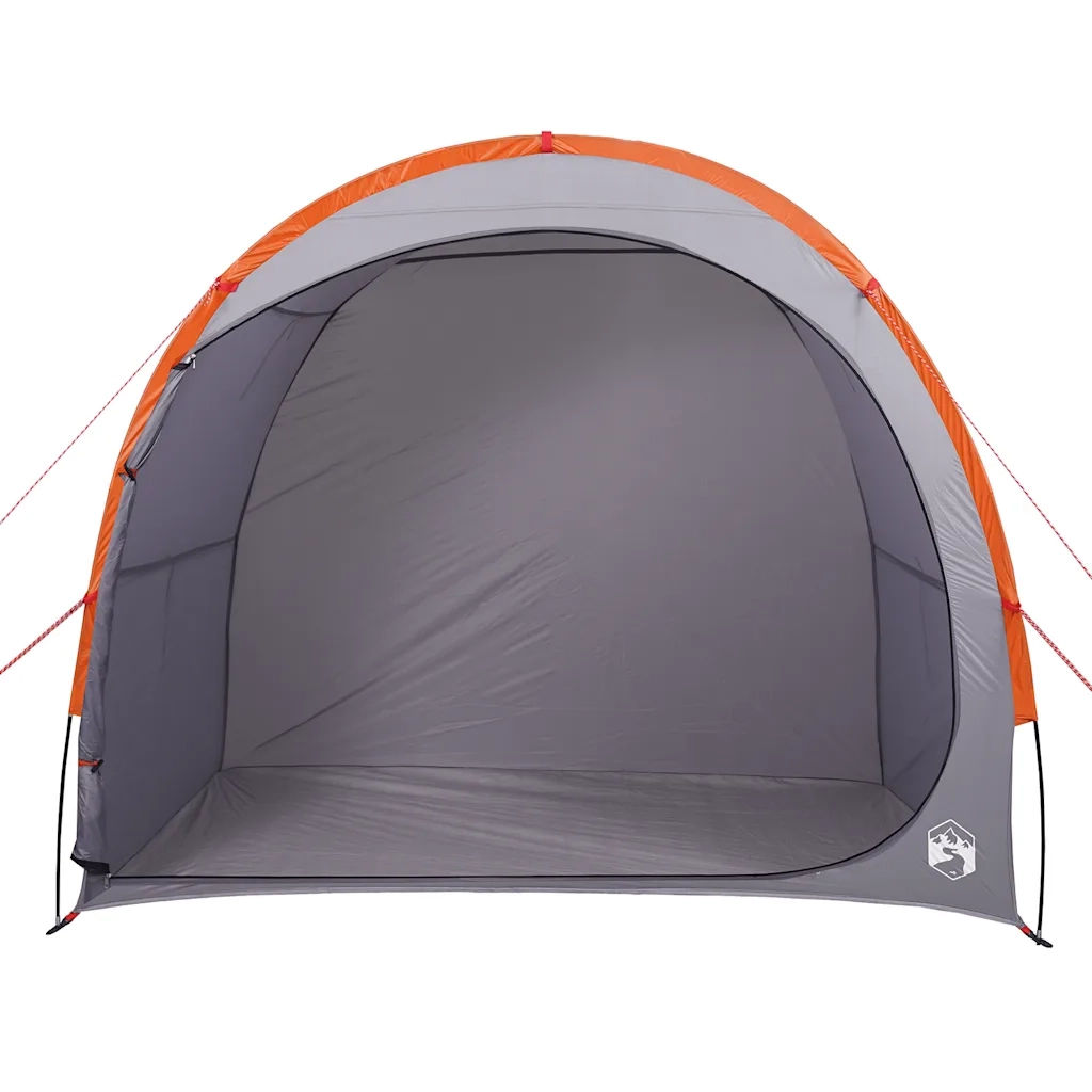 Tenda Portaoggetti Grigio e Arancione Impermeabile 94642