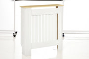 Copriradiatore in MDF per Salotto ¨C Minimal ¨C 78x19x83 cm Bianco