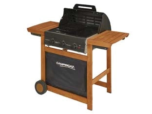 BARBECUE GAS 3 BRUCIATORI CM.60X46 ADELAIDE 3 WOODY L DUALGAS- - bracere cm.60x46 -  CAMPINGAZ