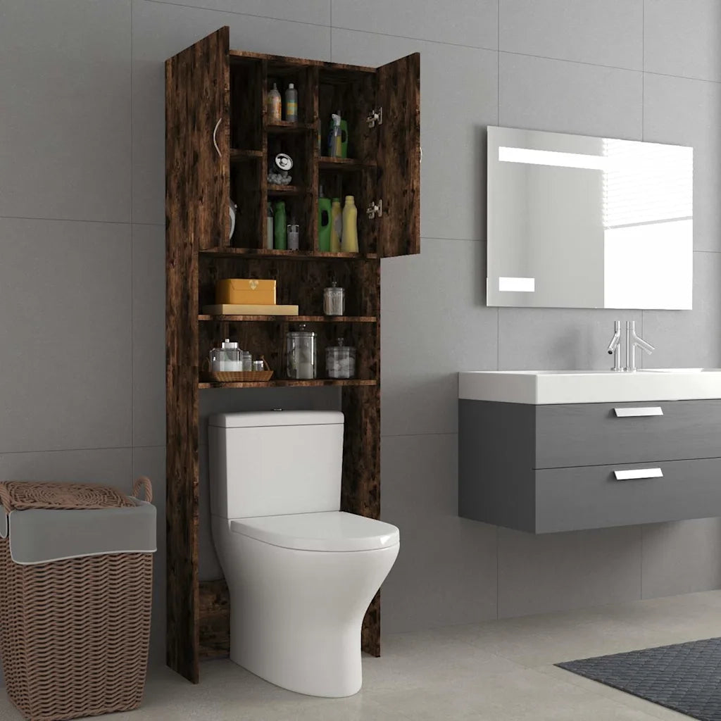 Mobile per Lavatrice Rovere Fumo 64x25,5x190 cm cod mxl 77227