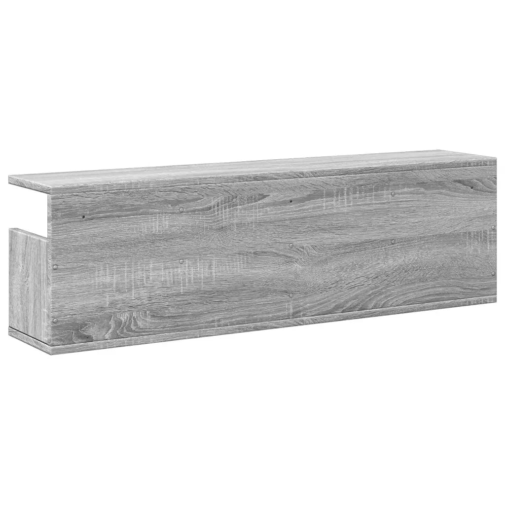 Mobile a Parete 100x20x30 cm Grigio Sonoma in Legno Multistrato 854846