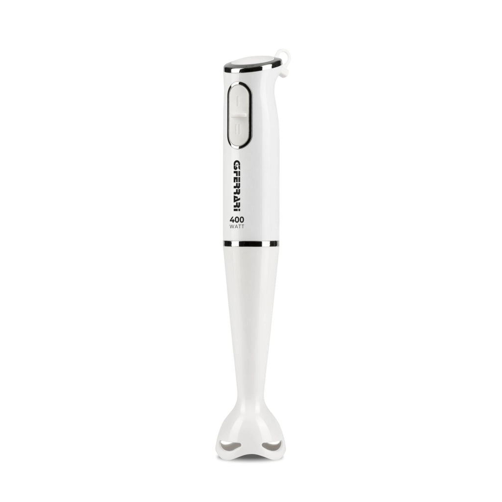 G3 ferrari g20141 mixer a immersione "easymix" 400 watt dc, lame inox, bianco