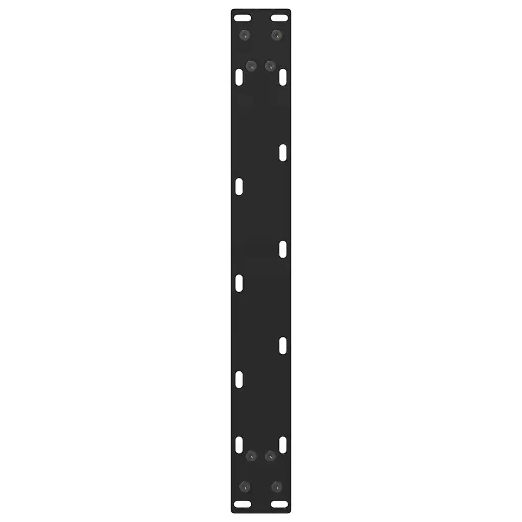 Gambe per Tavolino da Caffè Nere 2 pz 70x(42-43) cm Acciaio 4013288