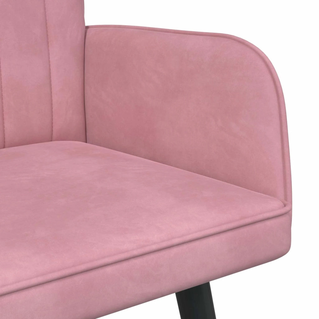 Sofa a Due Posti Rosa 115 x 61 x 87 cm Velluto 42028963