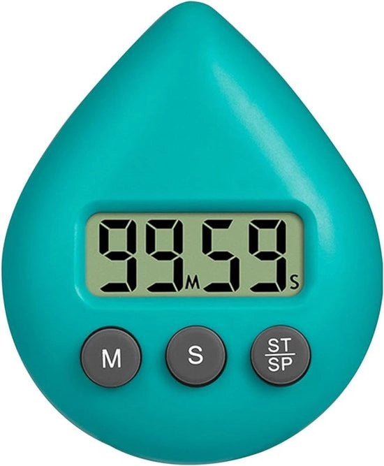 Set di timer per cucina a quattro canali, display digitale, impermeabile, compatta, portatile e robusta, schermo LCD, finitura eccellente, accessorio per la casa, aiuta a gestire il tempo durante la scuola, la cucina, il lavoro, la doccia, ecc.