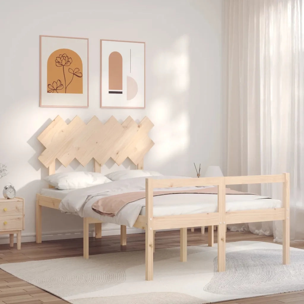 Letto per Anziani con Testiera Double in Legno Massellocod mxl 128980