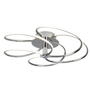 Lampada a Soffitto Tiffany Asheville Metallo Bronzo Valiant 2 Luci E27