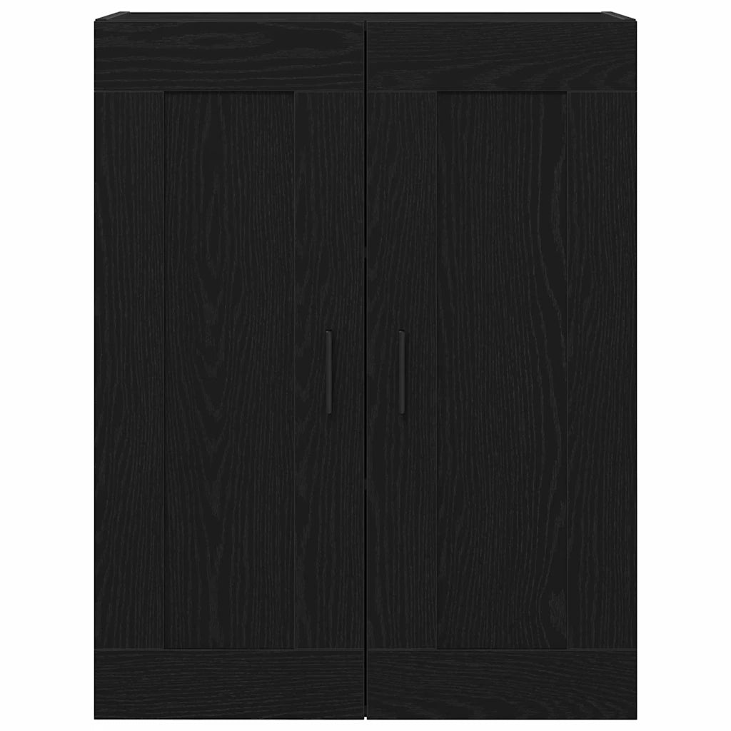 Mobile a muro Rovere Nero 69,5 x 34 x 90 cm 862951