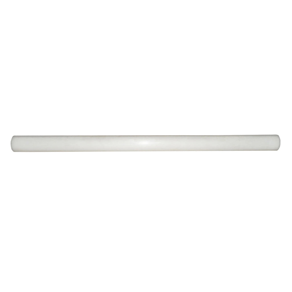 Barra di poliammide, poliossimetilene-poliacetale POM bianca 1000x60mm 4.24 Kg