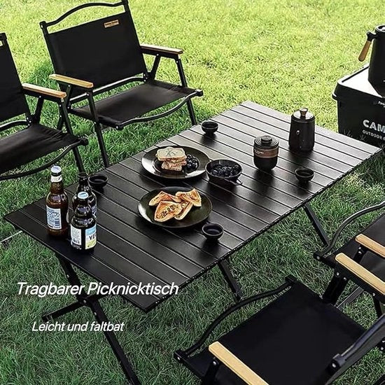 Lampada da Tavolo Leggera Ripiegabile per Esterno da Spiaggia Pesca Giardino BBQ 120 x 55 x 45 cm