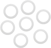 O-ring in gomma - 100 pezzi - Silicone trasparente - Adattabile a diverse applicazioni - Afdichting ring