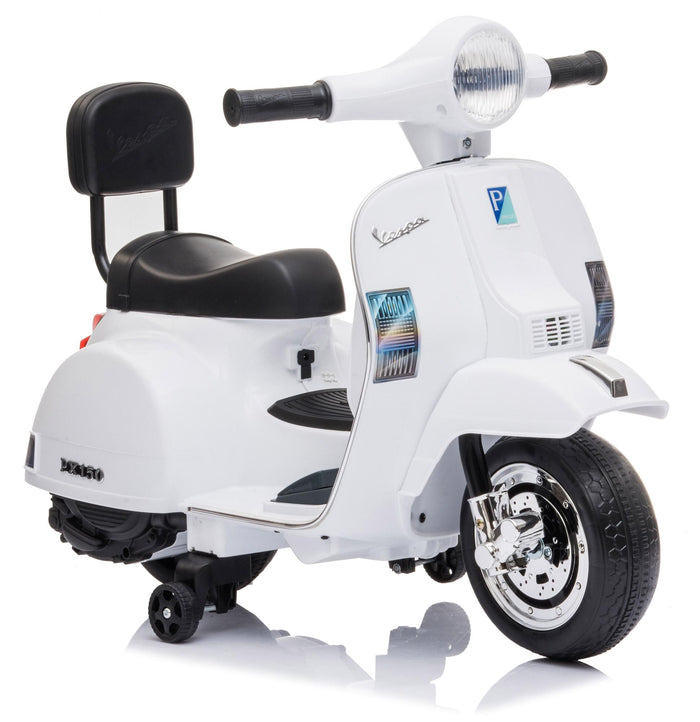 Piaggio Mini Vespa PX150 Elettrica 6V per Bambini Bianca