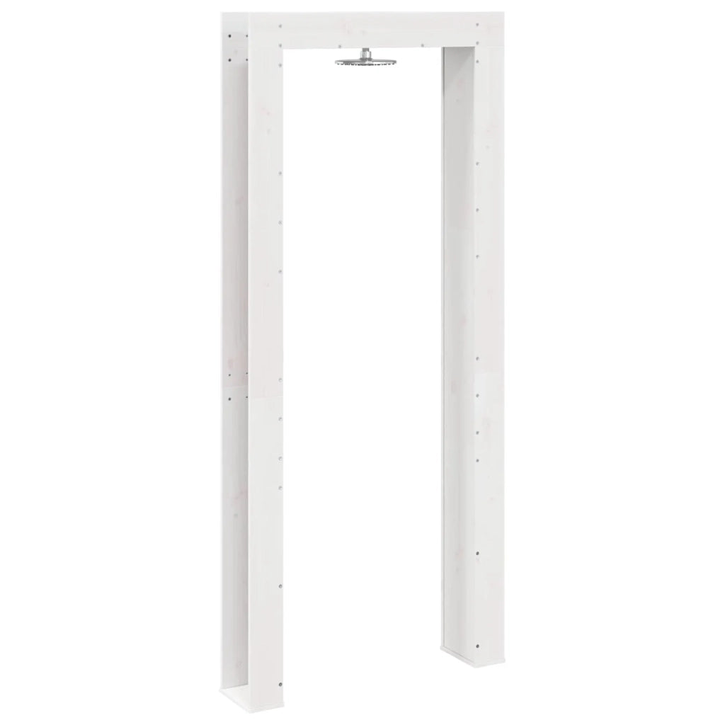 Doccia da esterno 226 cm Legno massello di pino e acciaio inox 886337
