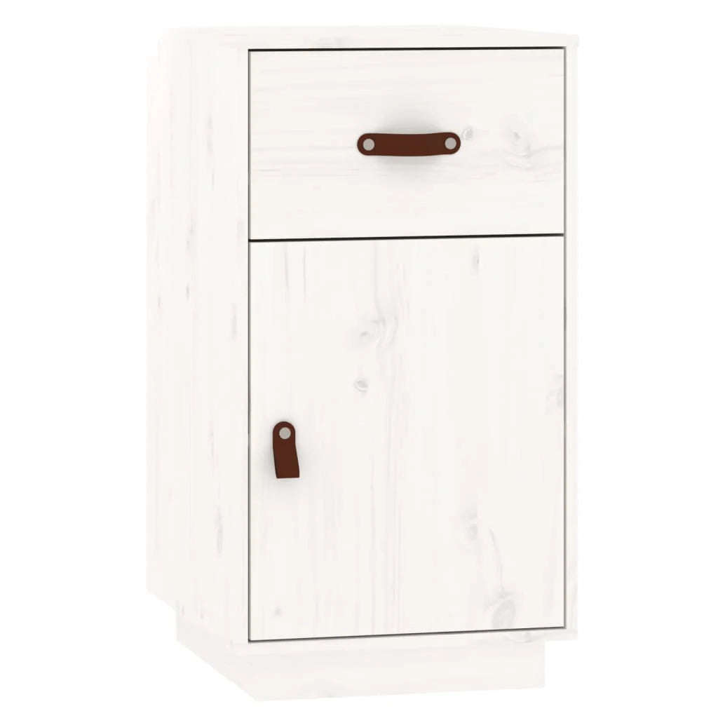 Set da toeletta con illuminazione a LED 135 x 50 x 135 cm legno di pino massiccio bianco 02_0006218