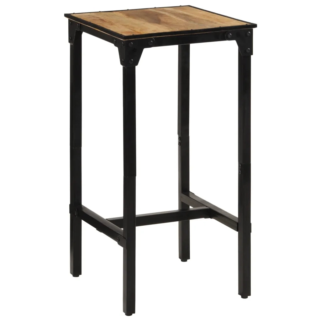 Set Bar 3 pz Legno Massello Mango Grezzo e Metallo CFW3446525