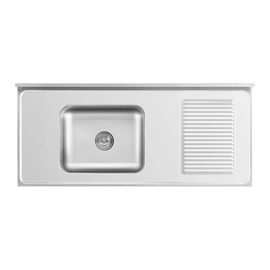 Lavello da appoggio 1 vasca in acciaio inox 500 x 400 x 240 mm 14_0005018