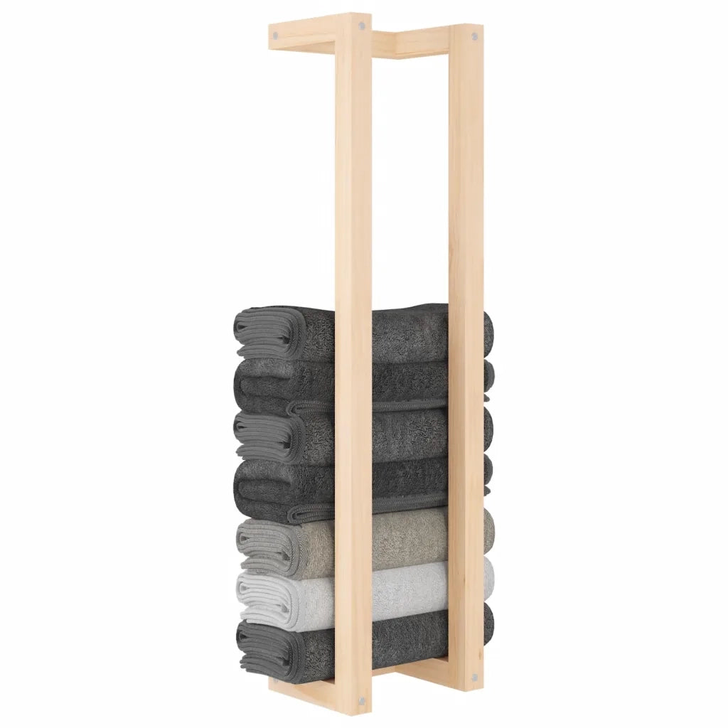 Portasciugamani 23x18x90 cm in Legno Massello di Pino cod mxl 49288
