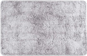 Badmat microfibra con fondo antiscivolo (50 x 80 cm, grigio)