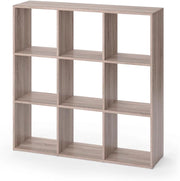 Scaffale Nove, Sonoma, 104 x 108 cm, utilizzabile per una suddivisione flessibile degli spazi e per la conservazione
