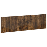 Testiera da Muro HOORN Rovere Fumo Legno ingegnerizzato 897380