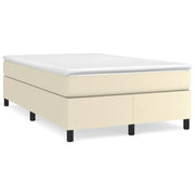 Letto matrimoniale | Letto per adulti | Struttura Letto a Rete a Molle Crema 120x200 cm in Similpelle