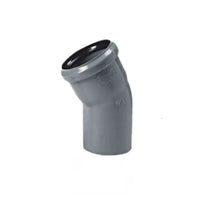 Curva 30° diam. 50 mm per tubo scarichi domestici 2 pezzi