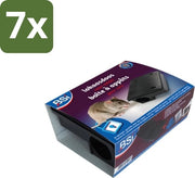 Trappola per topi in legno XL - 24 × 19 × 9,5 cm - Confezione in bulk - 7 pezzi