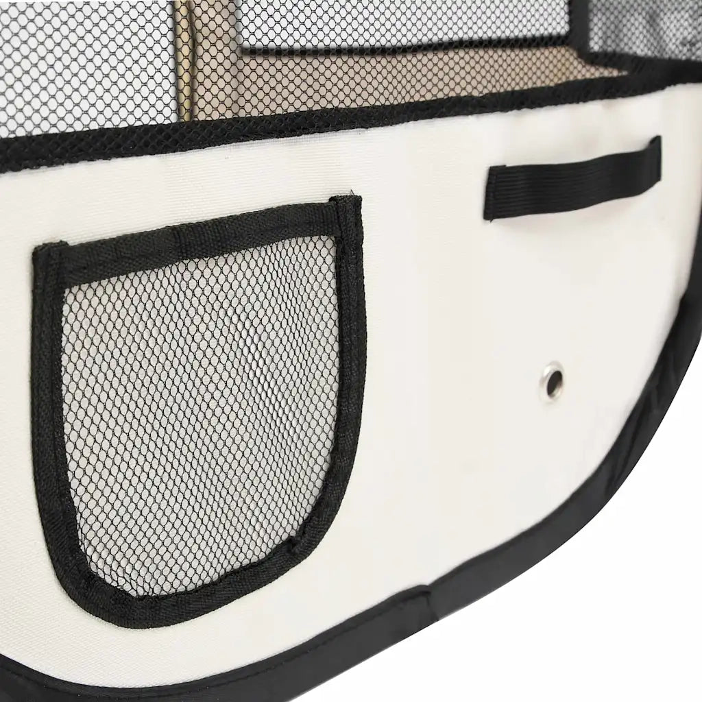 Box per Cani Pieghevole con Borsa Trasporto Blu 145x145x61 cm 171016