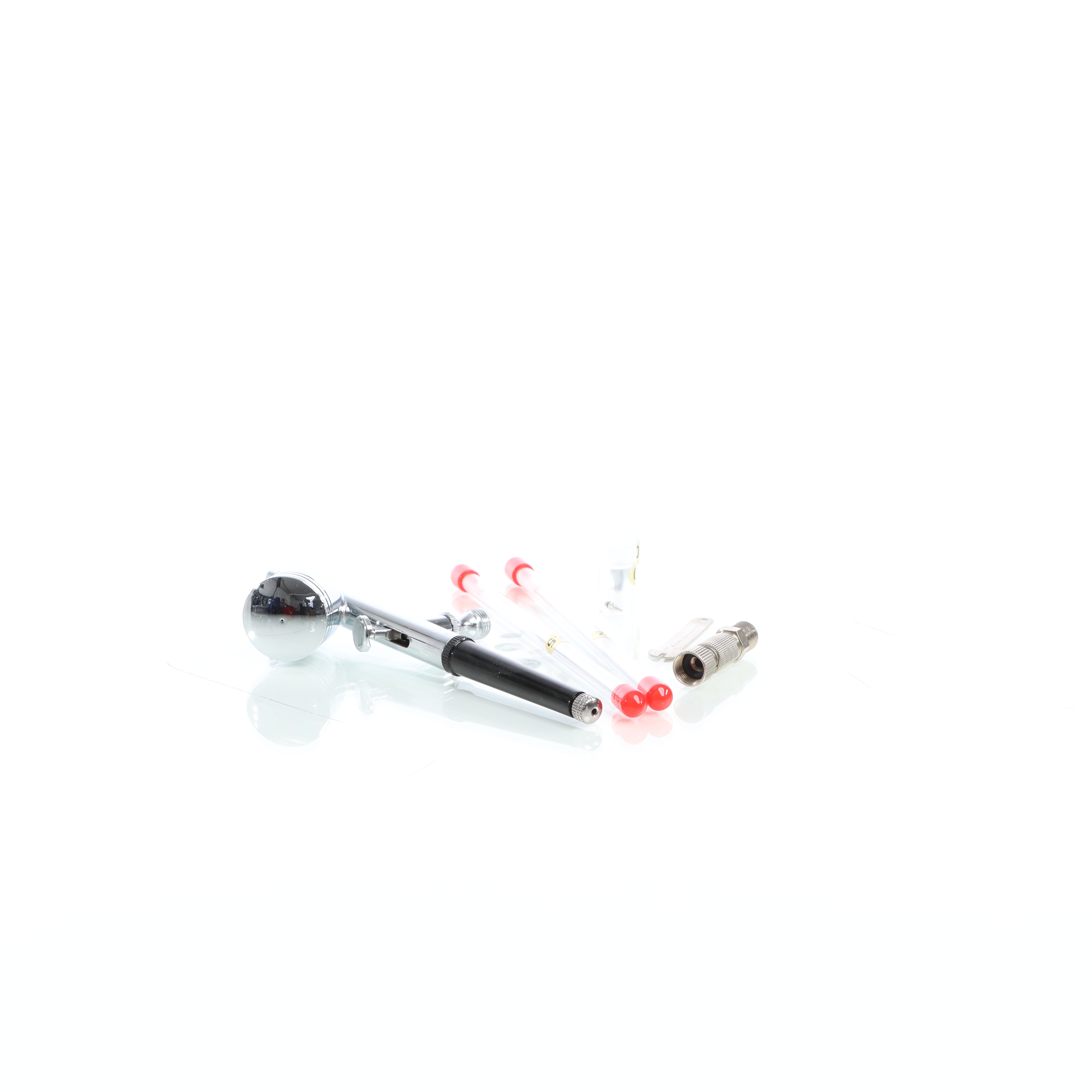 Aerografo doppia azione mod.130T, serbatoio 7 ml, ugelli 0,2, 0,3 e 0,5 mm, Aeropenna per aerografia